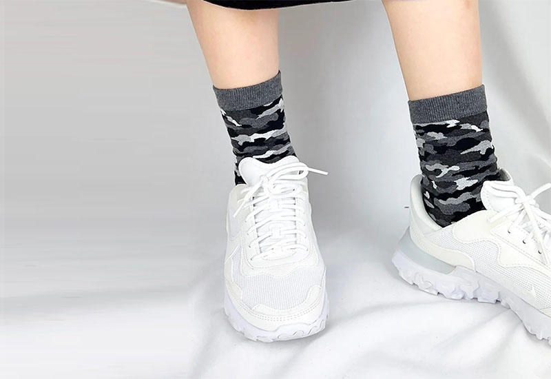 迷彩-灰 厚襪款(2種尺寸)